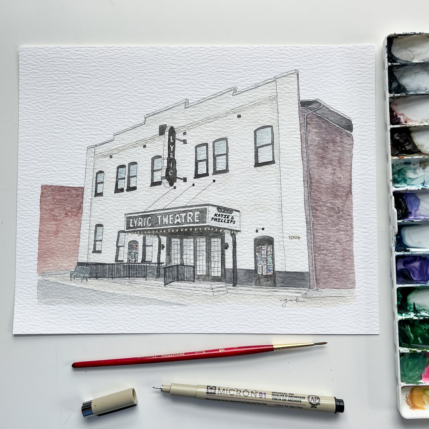 The Lyric Oxford Personalized Print