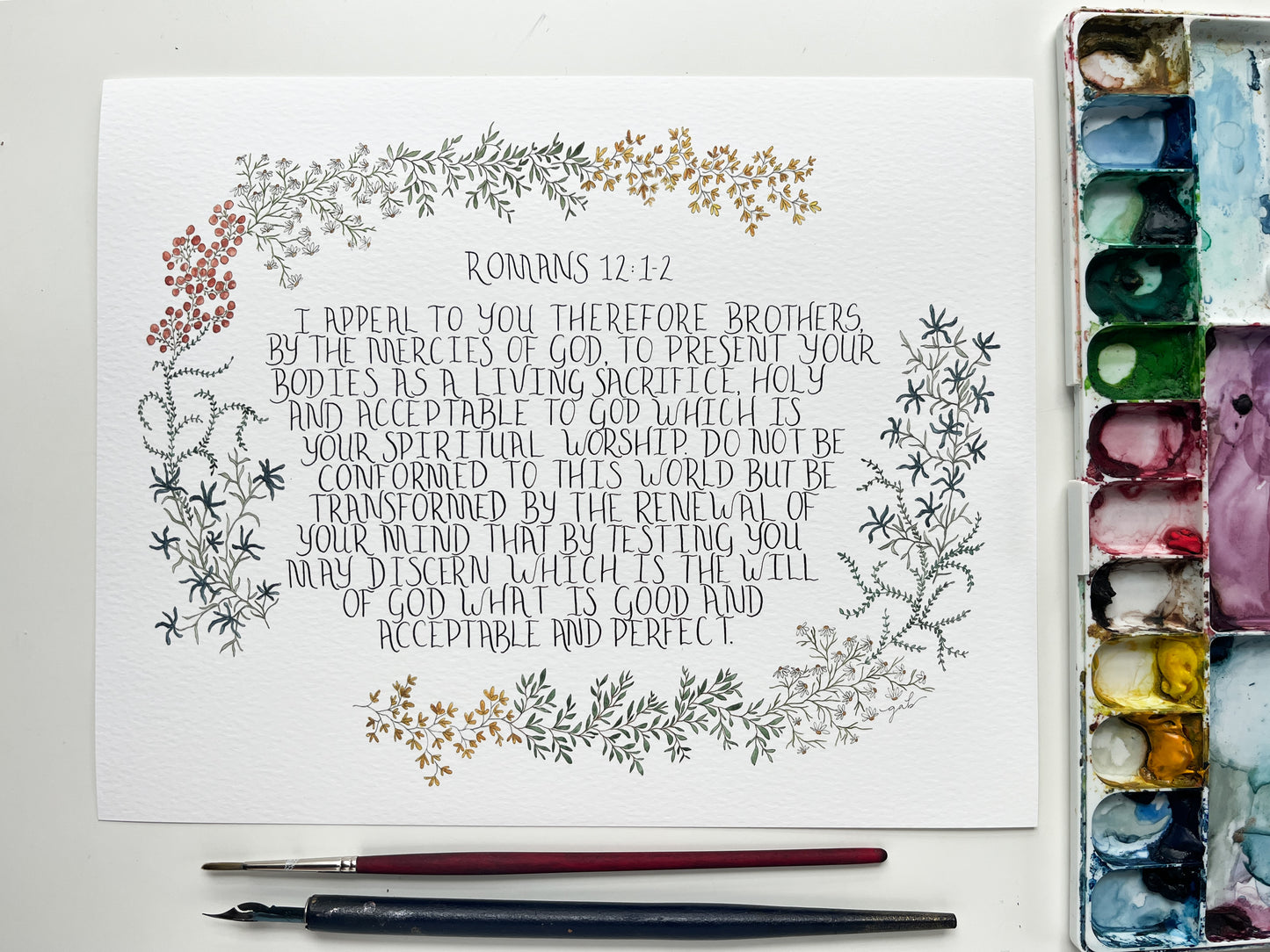 Romans 12 8x10 Print