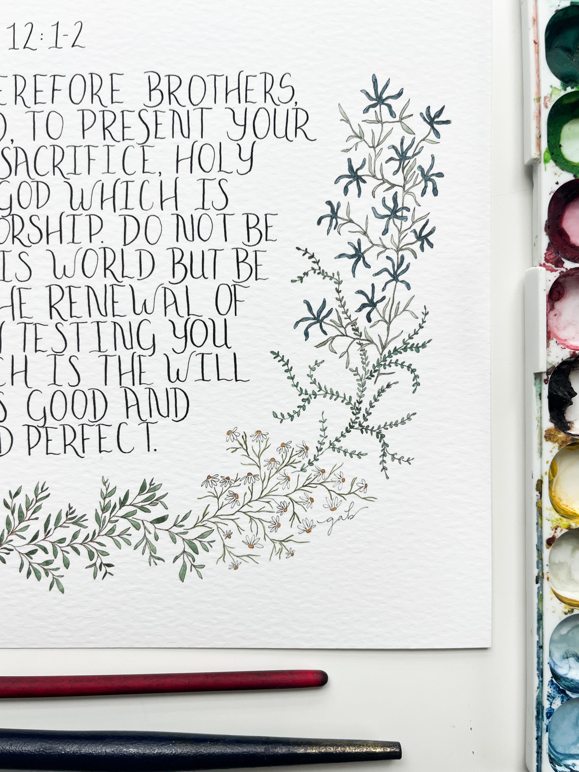 Romans 12 8x10 Print