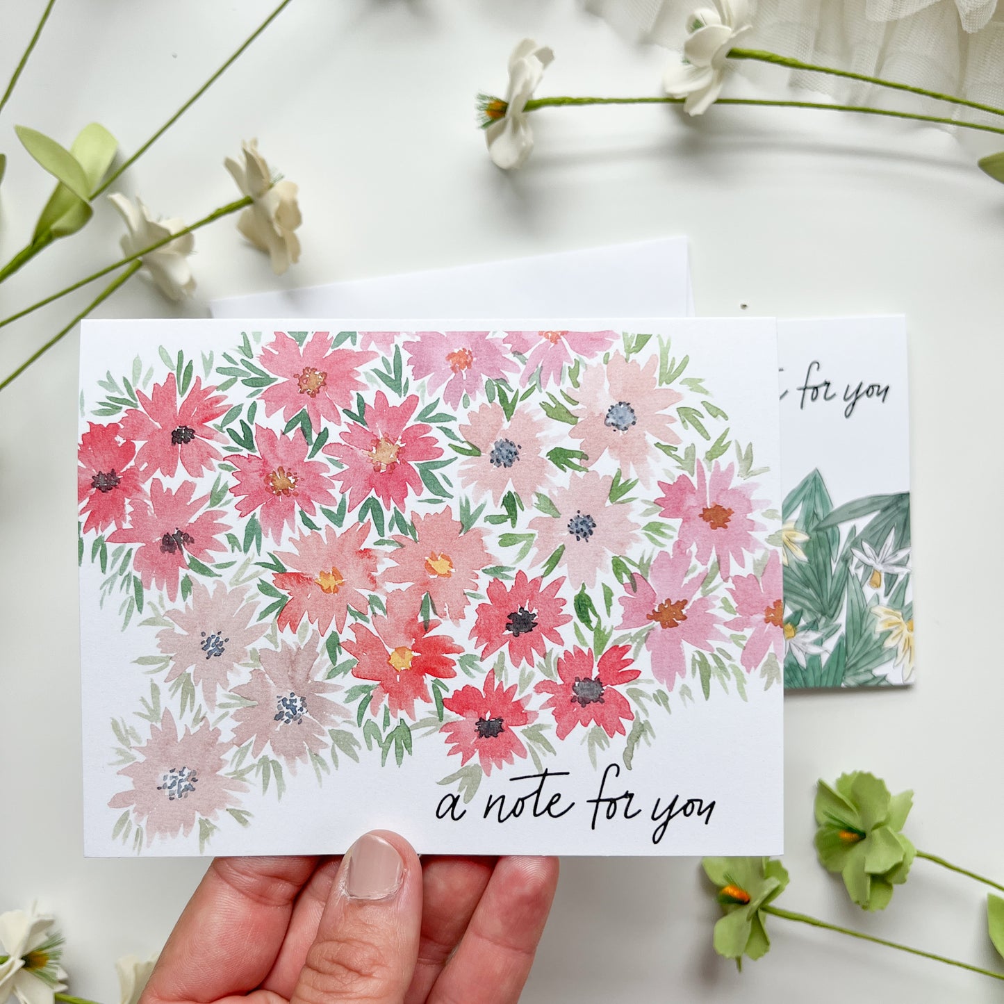 A Note For You Bright Bunches Note Cards