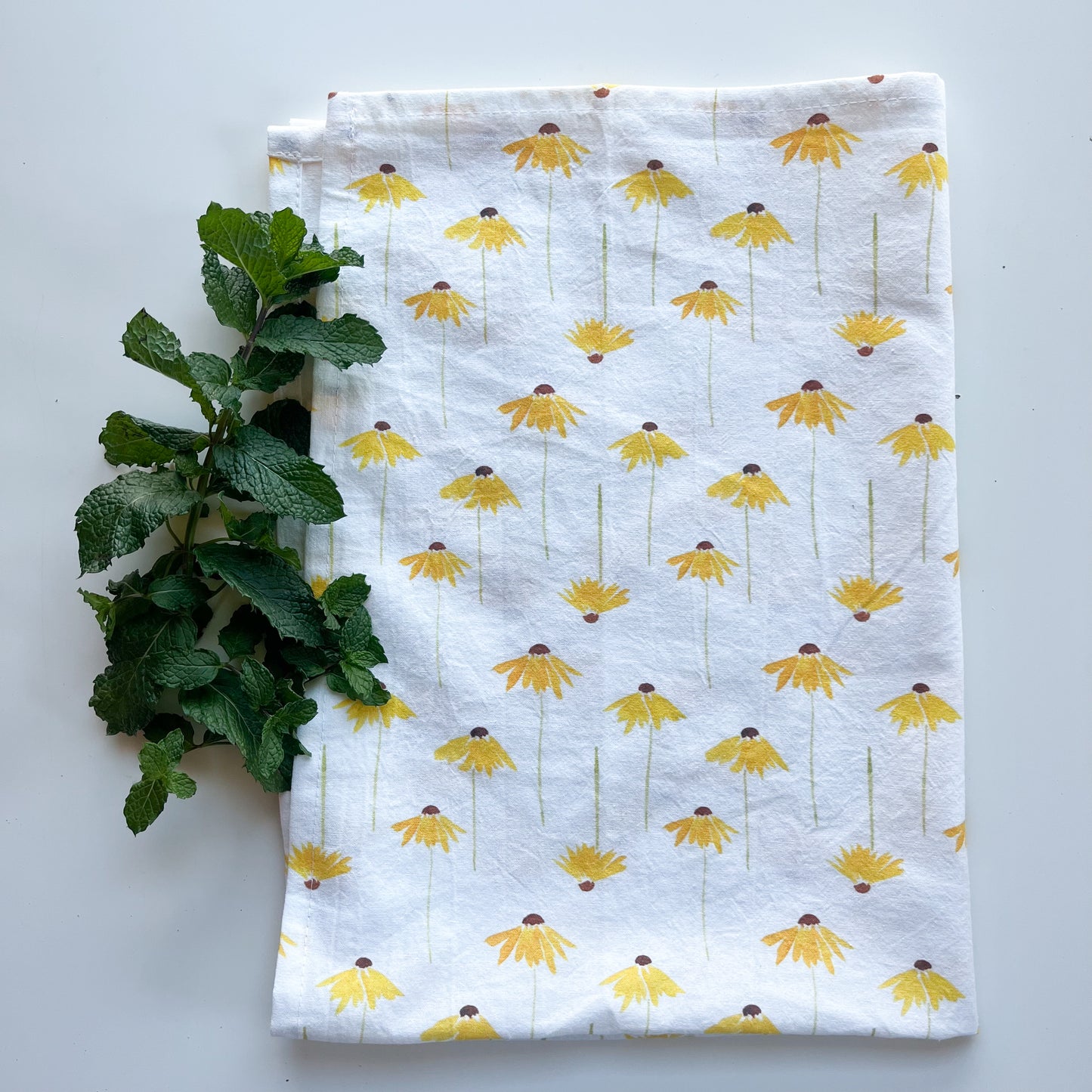 Black Eyed Susan Tea Towel