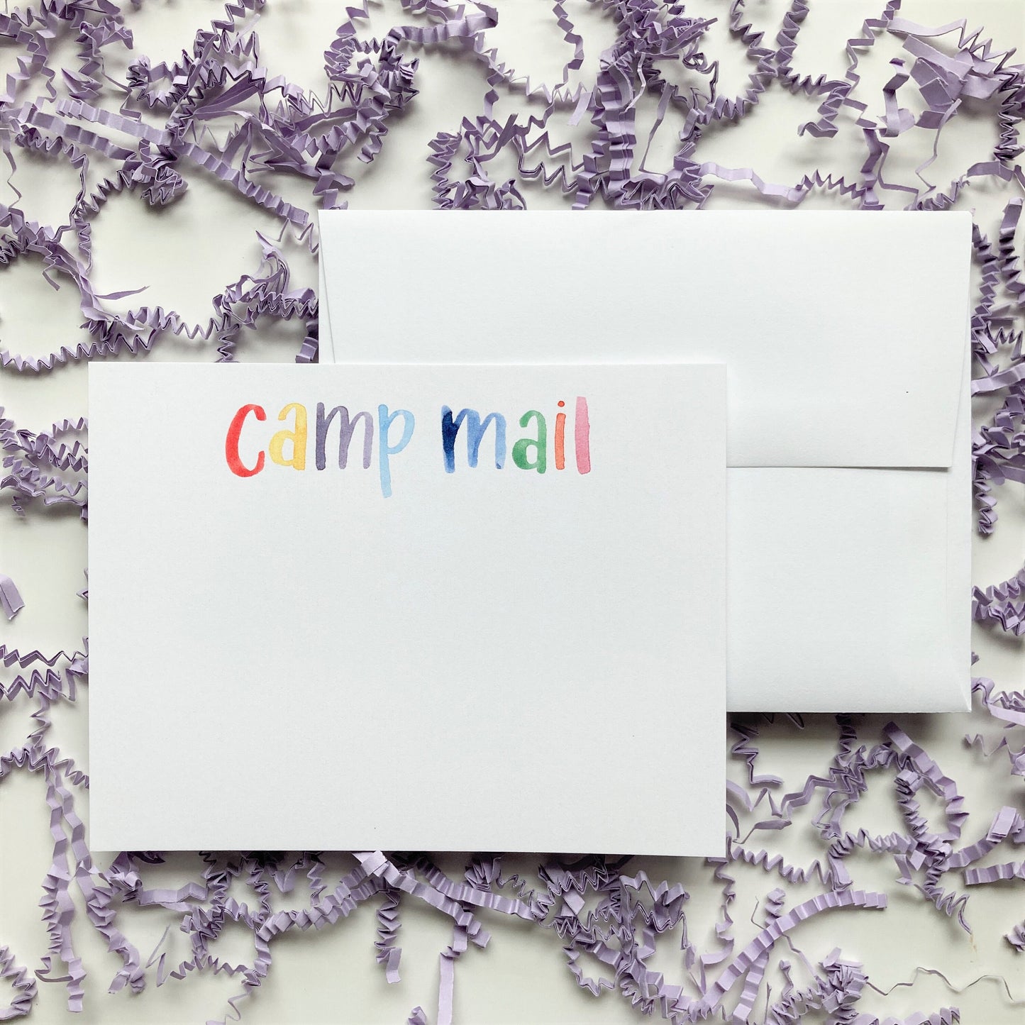 Camp Mail Flat Note Cards