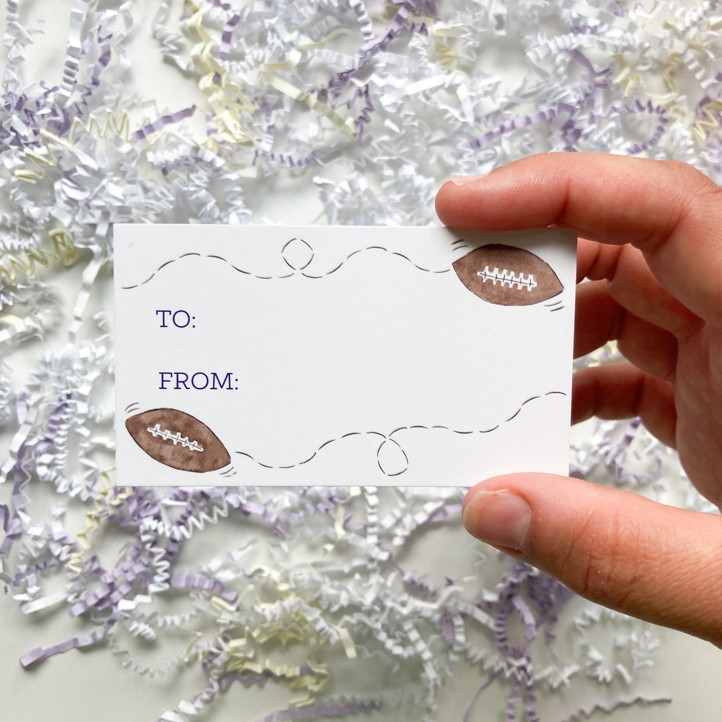 Football Gift Tags