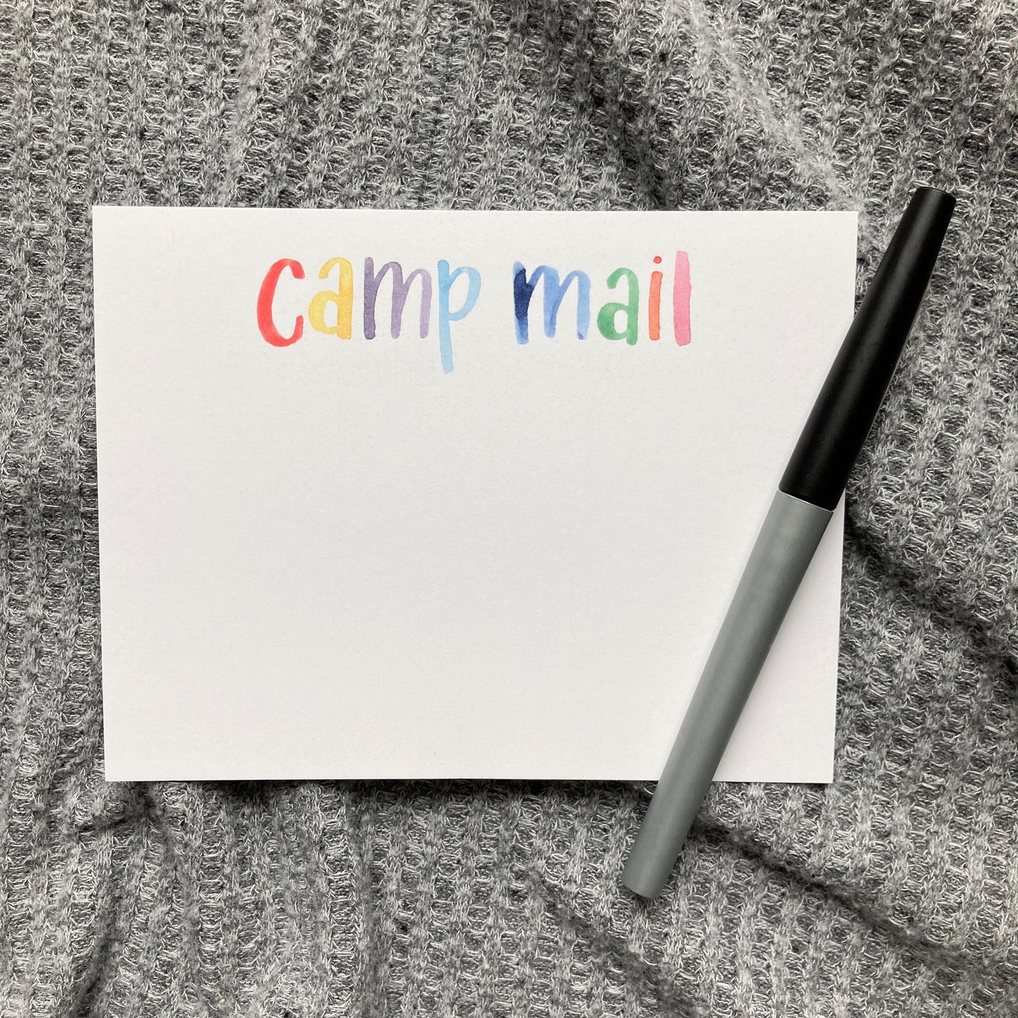 Camp Mail Flat Note Cards