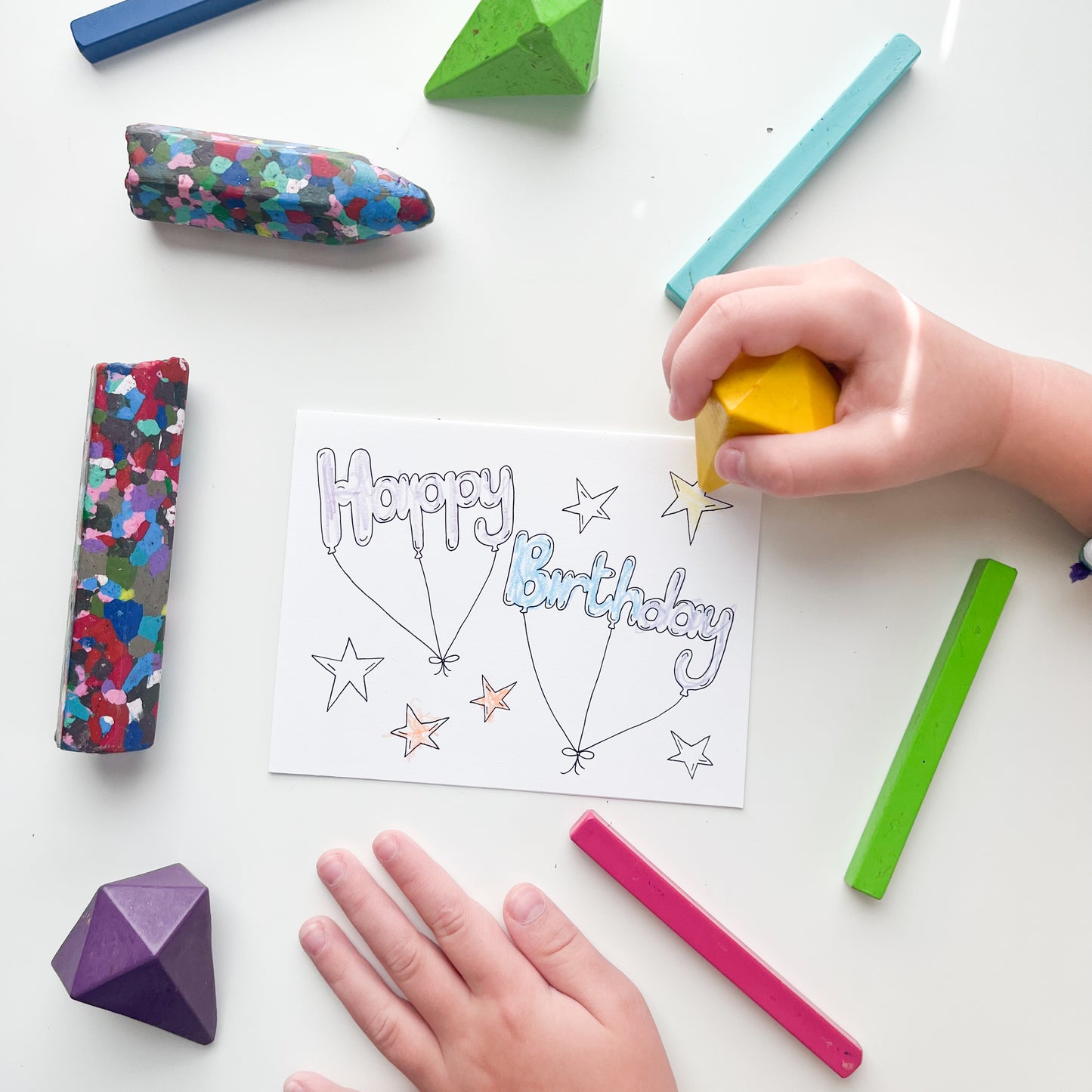 Coloring Cards and Envelopes - Assorted Greeting Note Cards