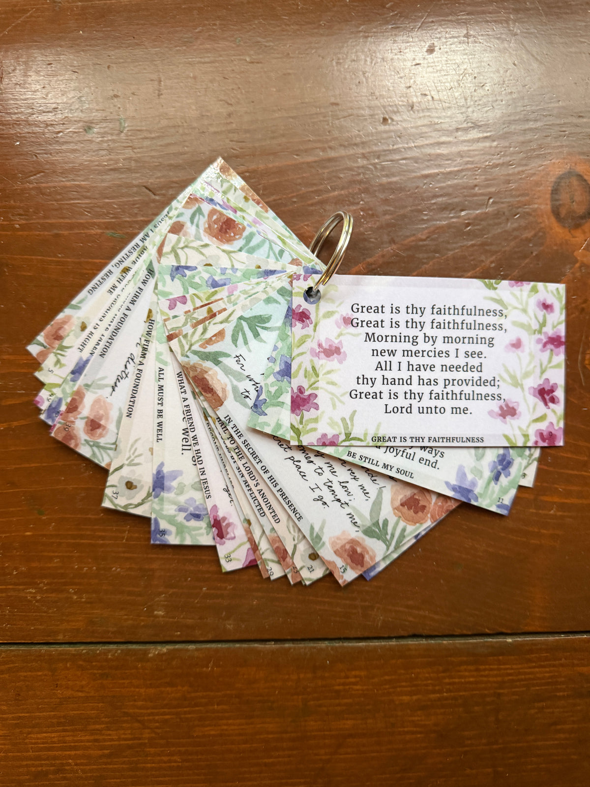 Hymns of Comfort Key Ring