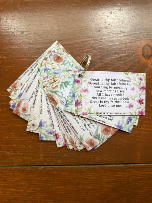 Hymns of Comfort Key Ring
