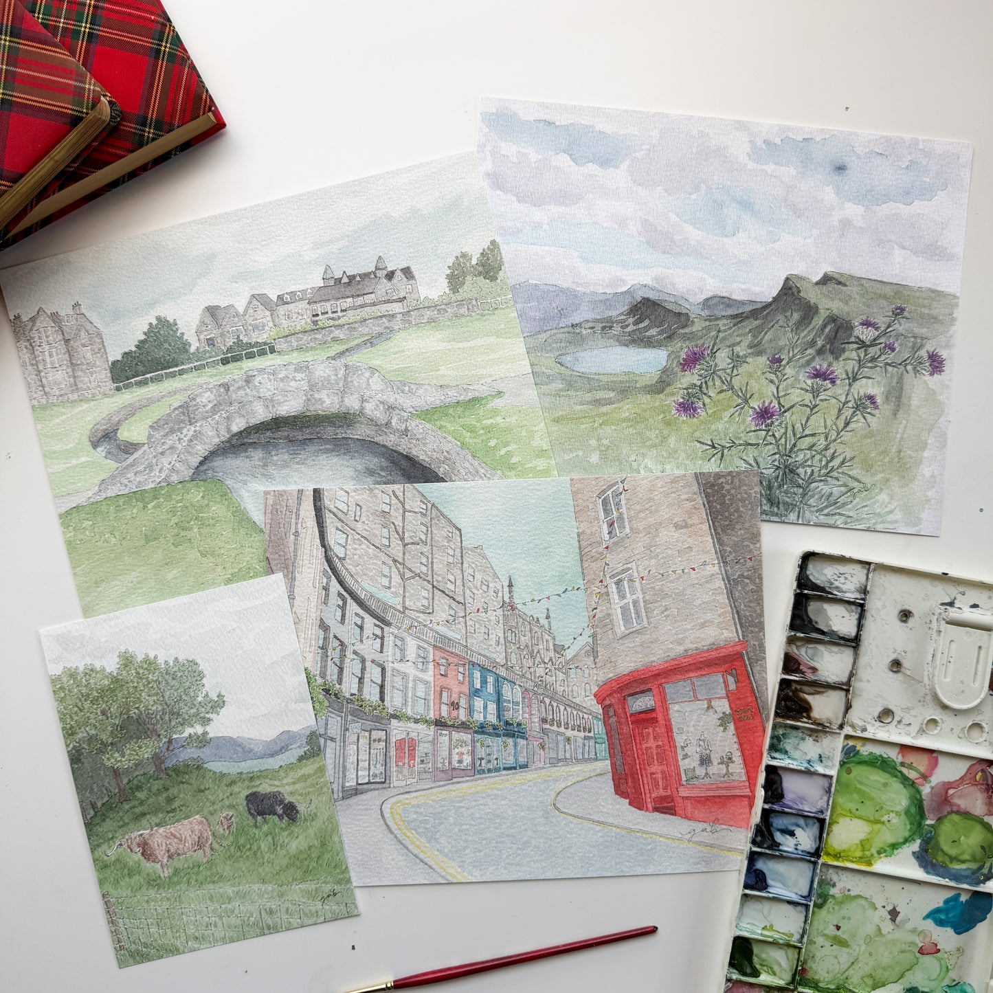 Victoria Street "West Bow" Edinburgh 8x10 Print