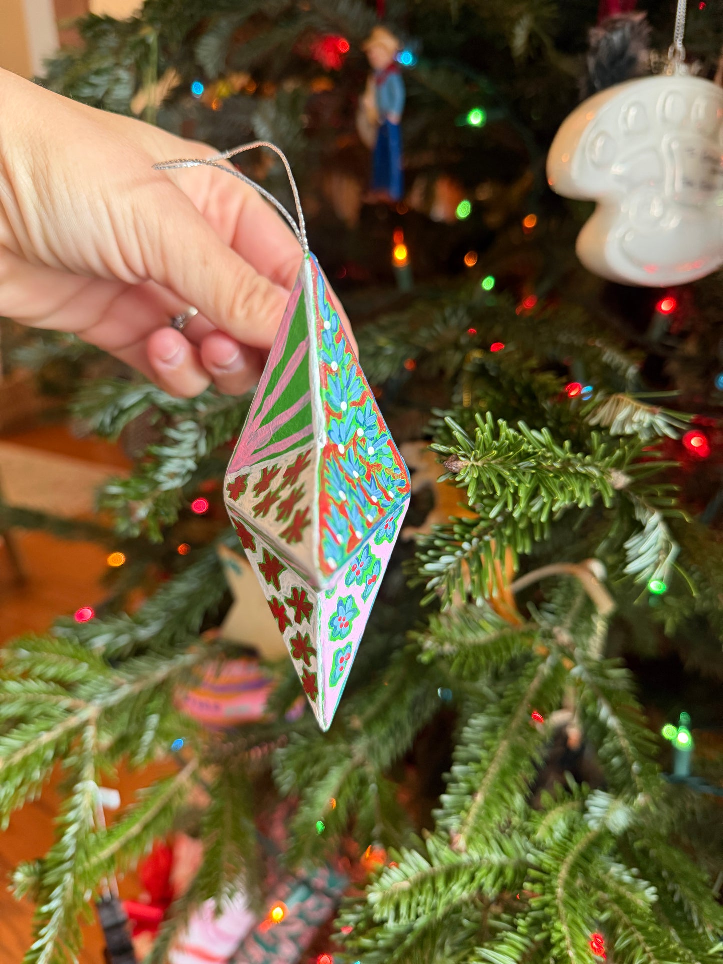 Bright and Funky Star Ornament
