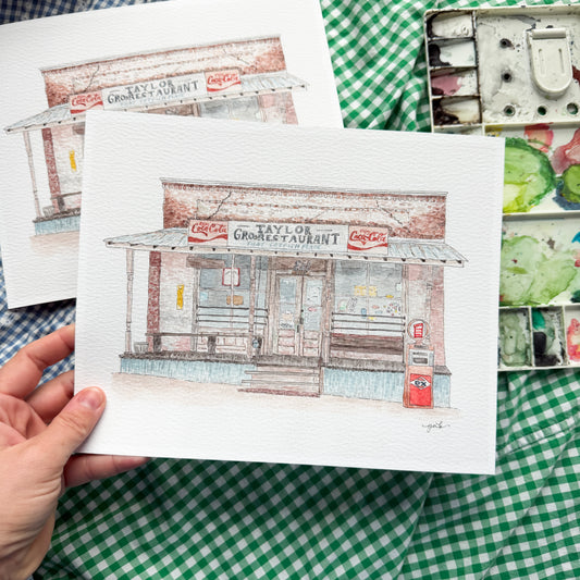 Taylor Grocery Oxford, MS 8x10 Print