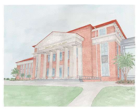 Ole Miss Law School 8x10 Print