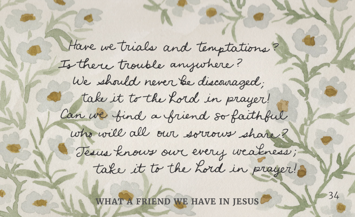 Hymns of Comfort Key Ring