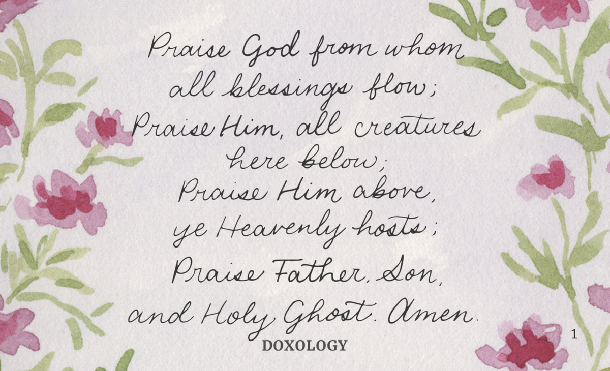Hymns of Comfort Key Ring