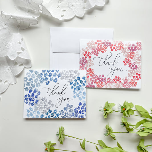 Tiny Bunches Thank You Notes