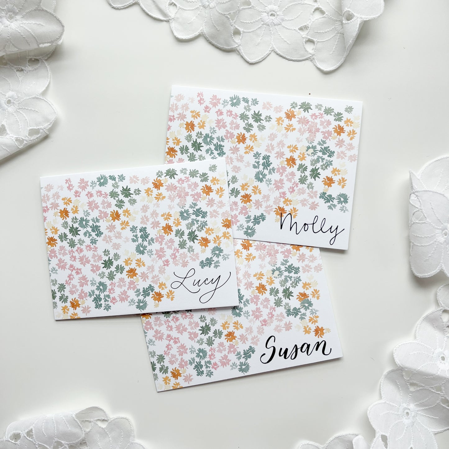 Dreamy Bunches Personalized Note Cards