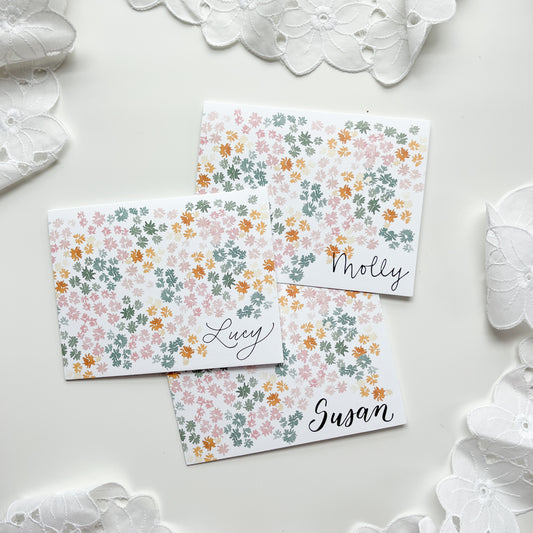 Dreamy Bunches Personalized Note Cards