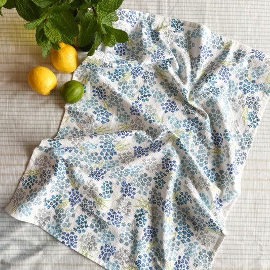 Indigo Bunch Tea Towel