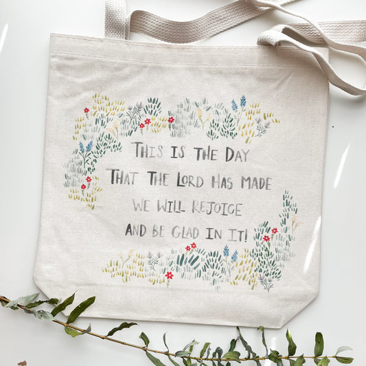 This Is the Day Tote Bag