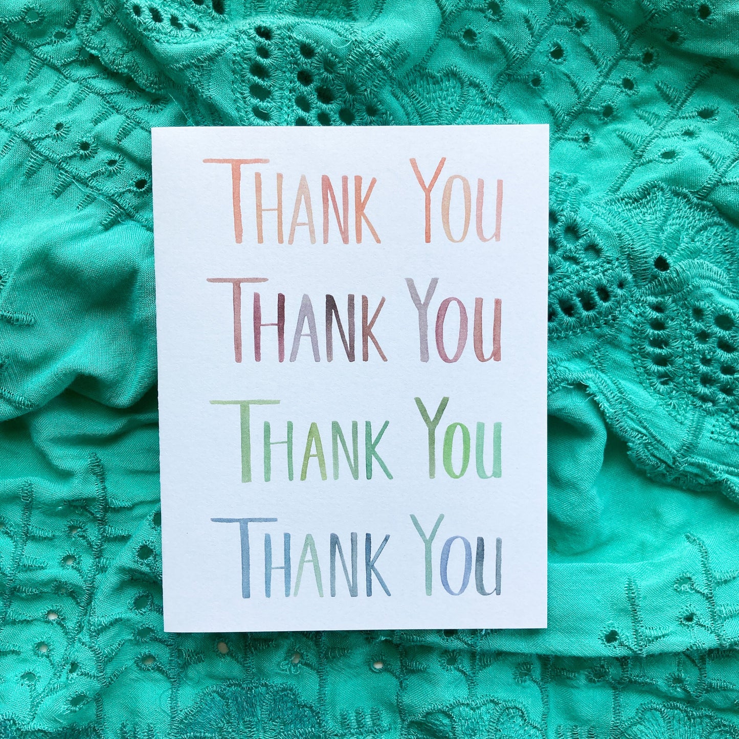 Thank You Thank You Note Cards