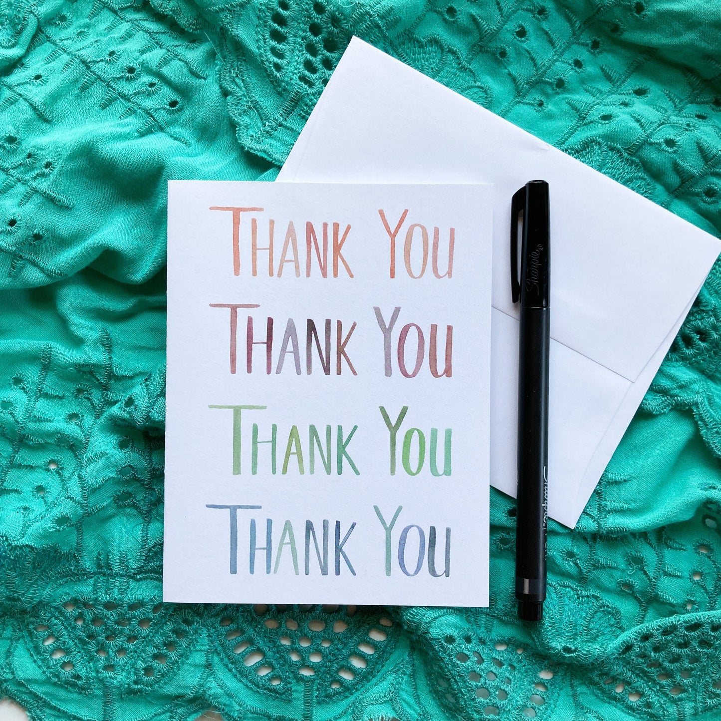 Thank You Thank You Note Cards