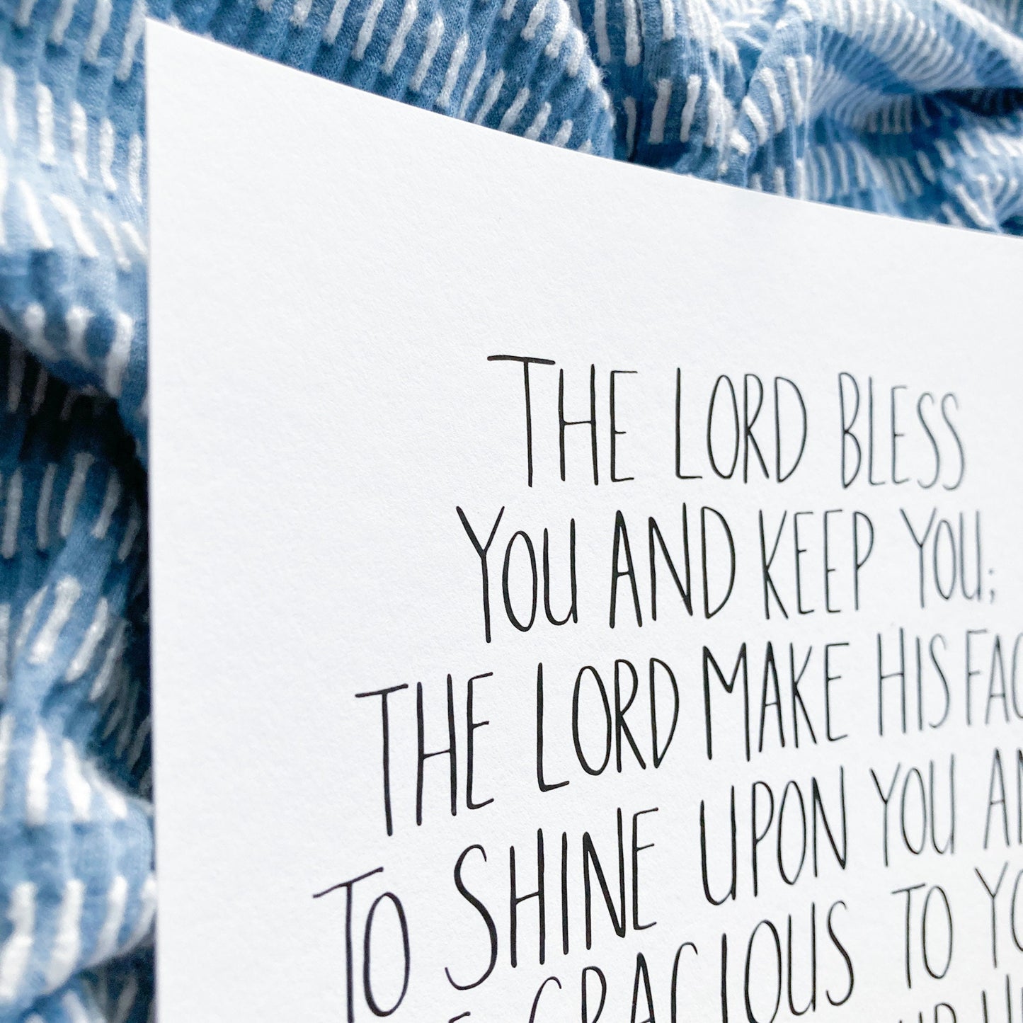 Bless You and Keep You Giclee Print