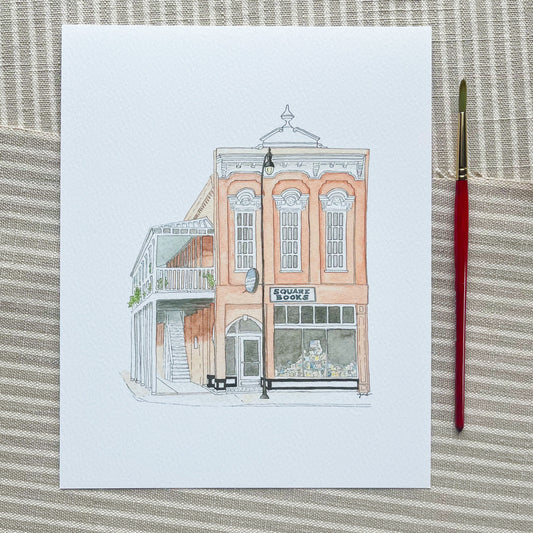 Watercolor Building/Business Painting Commission