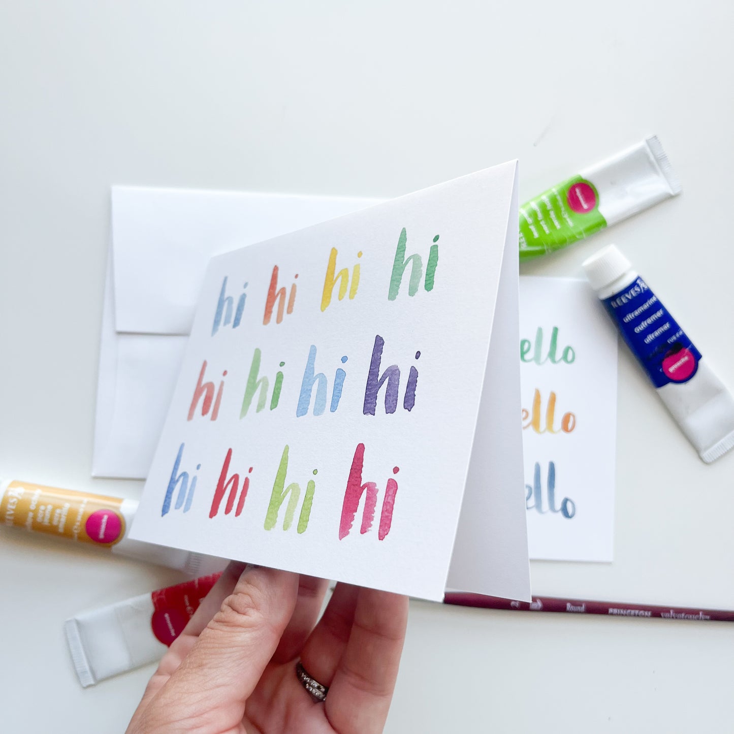 Hi & Hello Note Cards