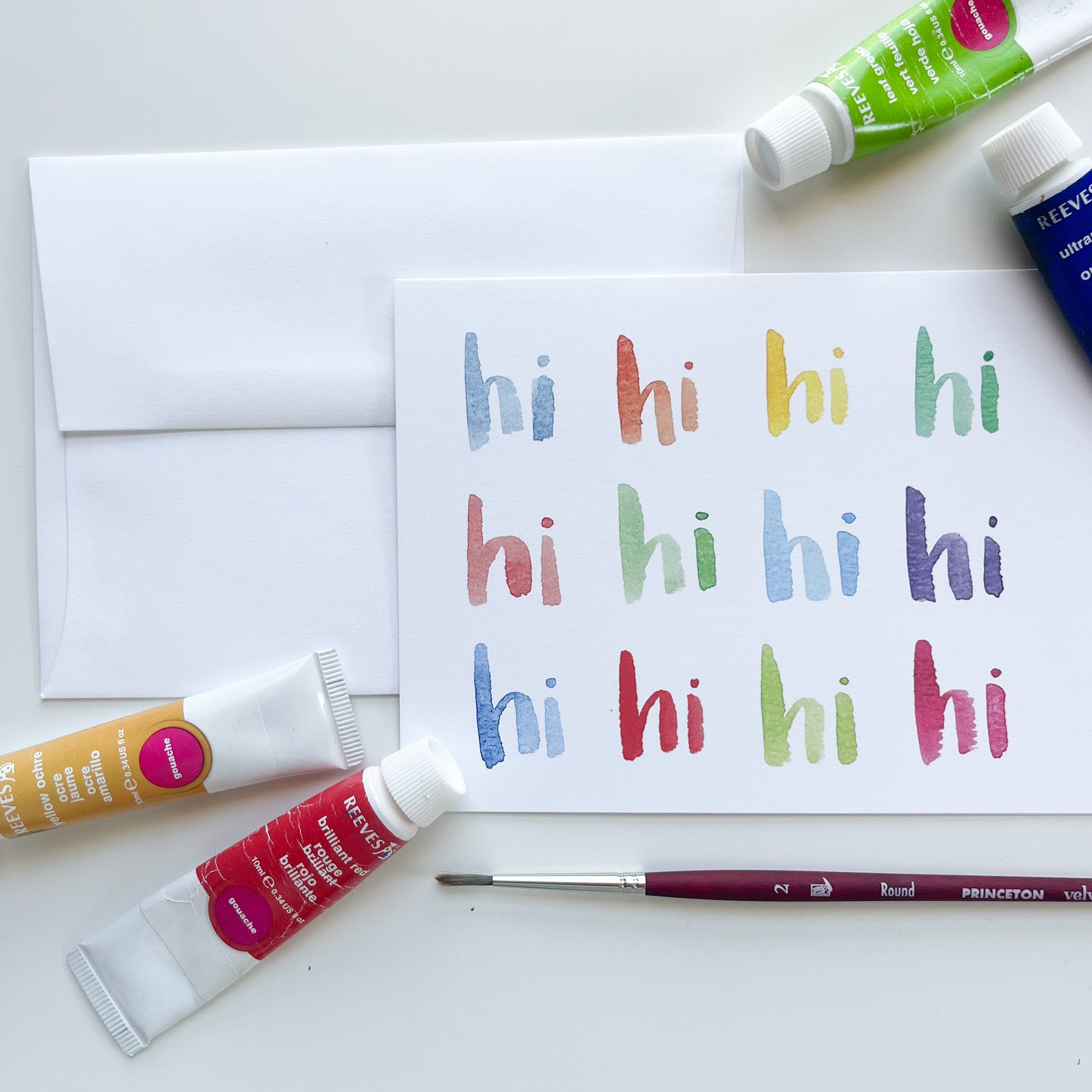 Hi & Hello Note Cards